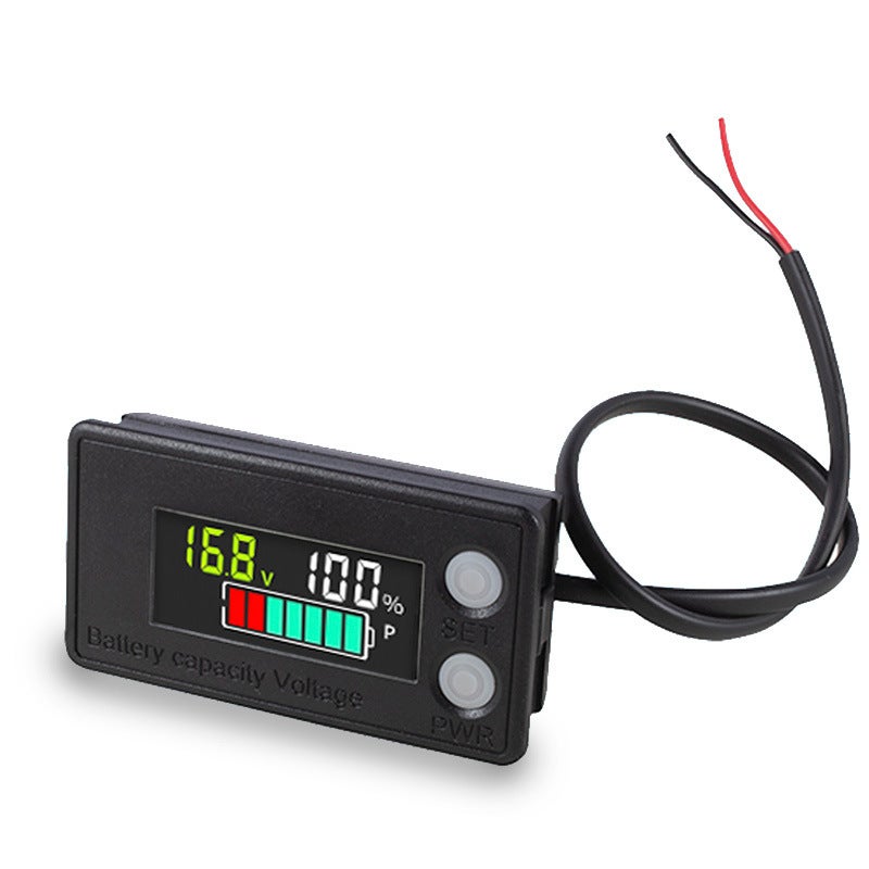 Electricity Meter Lcd Dc Battery Display Electric Vehicle Battery Lead-Acid Battery Lithium Battery 8-100V - Image 3